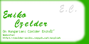 eniko czelder business card